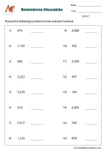 Rounding Numbers
