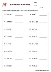 Rounding Numbers