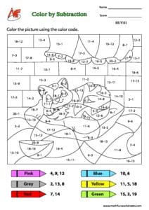 Subtraction Activities