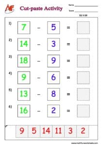 Subtraction Activities