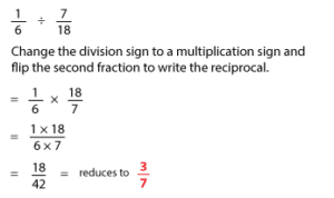Multiplying and Dividing Fractions 