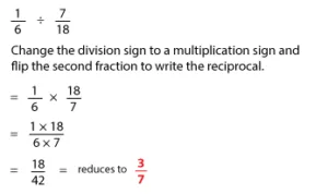 Multiplying and Dividing Fractions