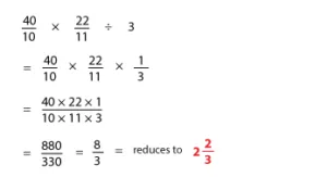 Multiplying and Dividing Fractions