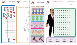 Holiday Worksheets