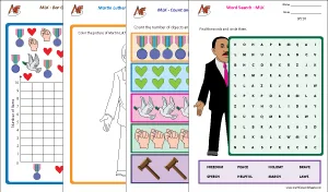 Holiday Worksheets