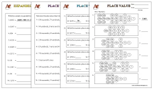 Place Value Worksheets