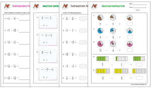 FRACTION SUBTRACTION