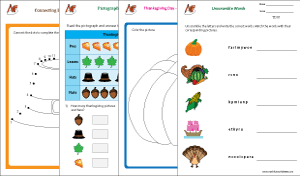 Holiday Worksheets