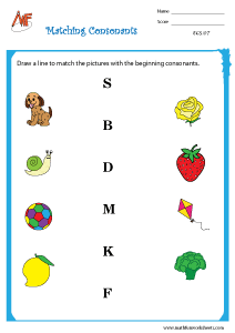 Consonants Worksheets