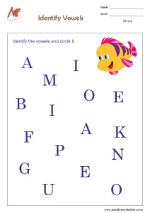 Vowels Worksheets