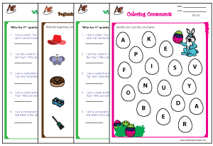 Consonants Worksheets
