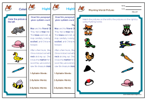 Rhyming Words Worksheets