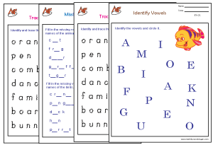 Vowels Worksheets