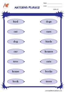 Plurals Worksheets
