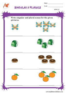 Plurals Worksheets