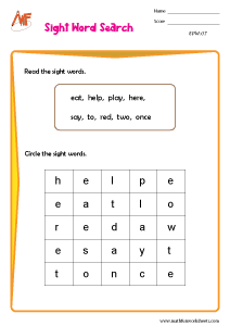 Practice Words Worksheets
