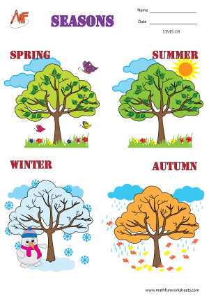 Days, Months and Seasons Worksheets