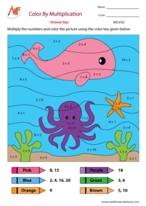 Multiplication Activity Worksheets