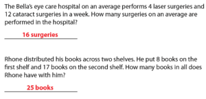 Addition Word Problems