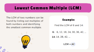 Least Common Factor Worksheets