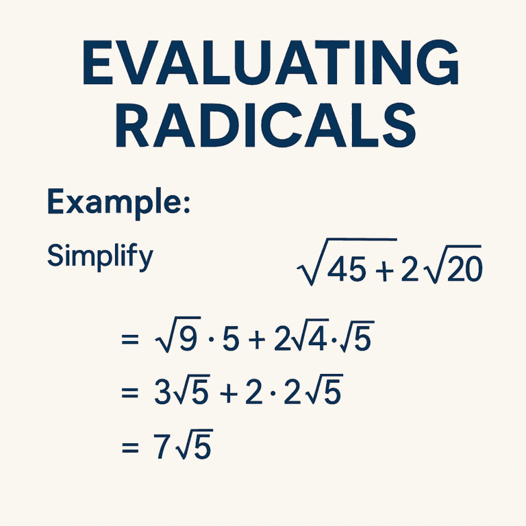 Free Printable Radicals Worksheets | Math Fun Worksheets