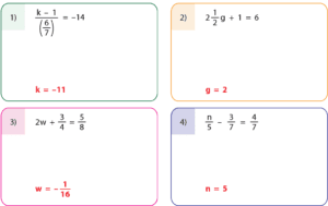 Two Step Equation Worksheets
