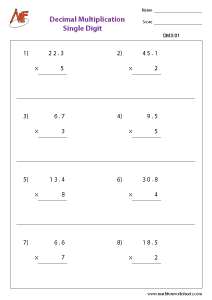 Decimal Multiplication