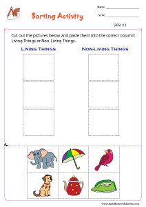 Living Things Worksheets