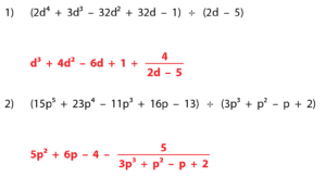 Dividing Polynomials