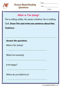 1st Grade Reading Comprehension