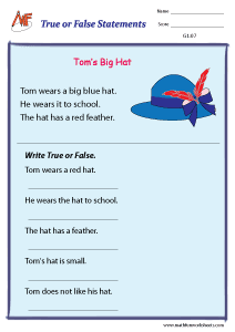 1st Grade Reading Comprehension