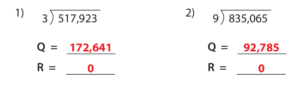 Long Division Without Remainder