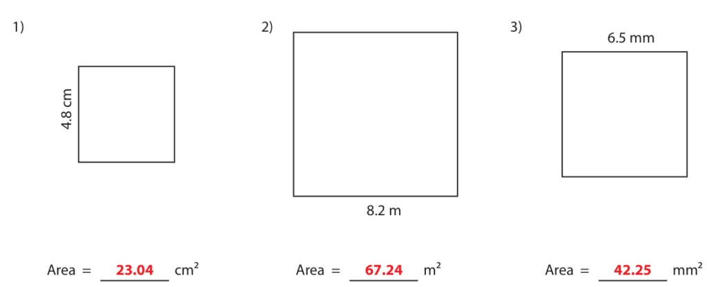 Simple Square Math Problems Geometry Square Worksheets | Geometry | Math Fun Worksheets