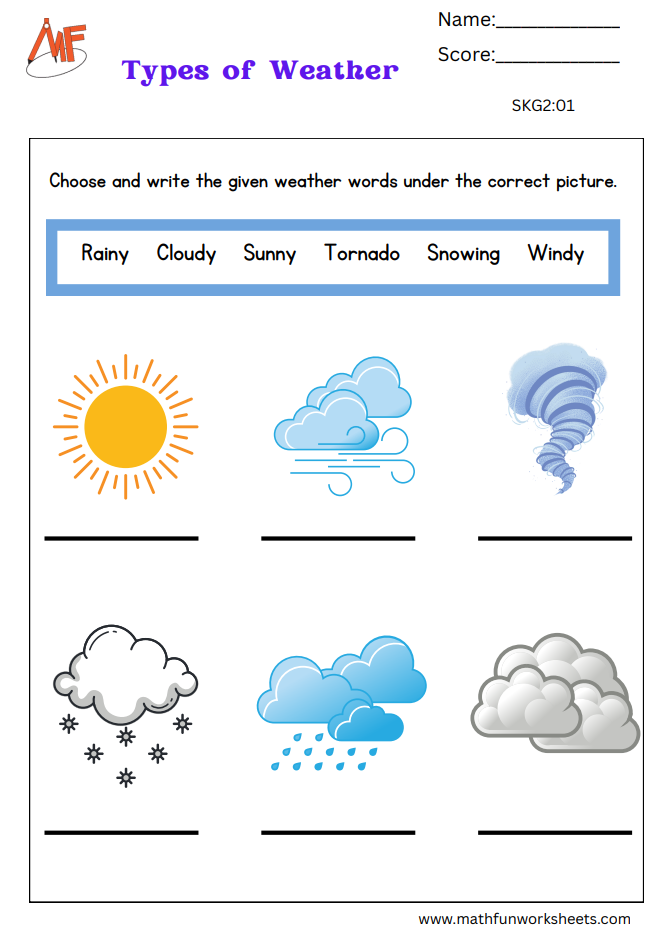 Earth and Space Science Worksheets