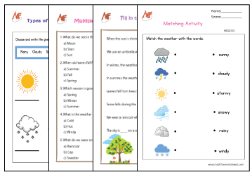 Earth and Space Science Worksheets