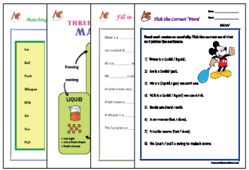 Physical Science Worksheets