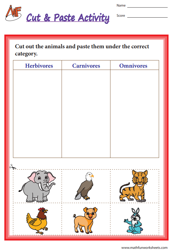 Types of Animals by Food