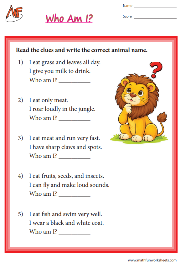 Types of Animals by Food