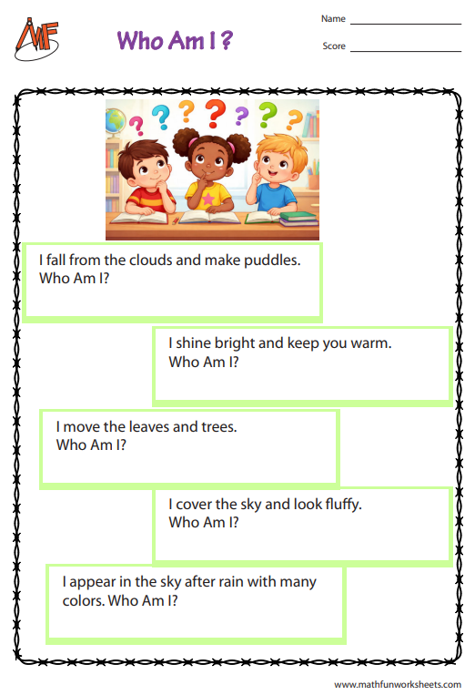 Weather and Seasons Worksheets