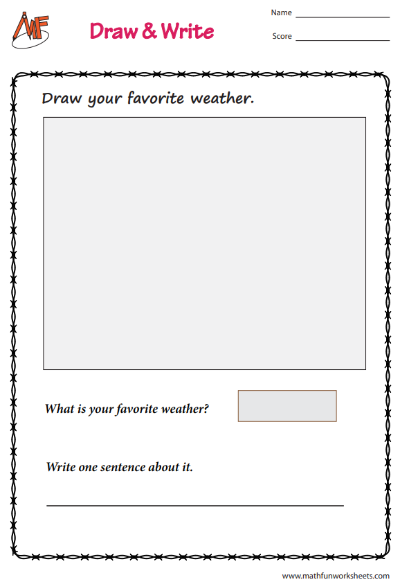 Weather and Seasons Worksheets
