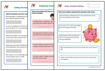 Decimal Word Problems