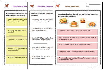 Fraction Word Problems
