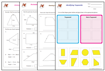 Trapezoid Worksheets