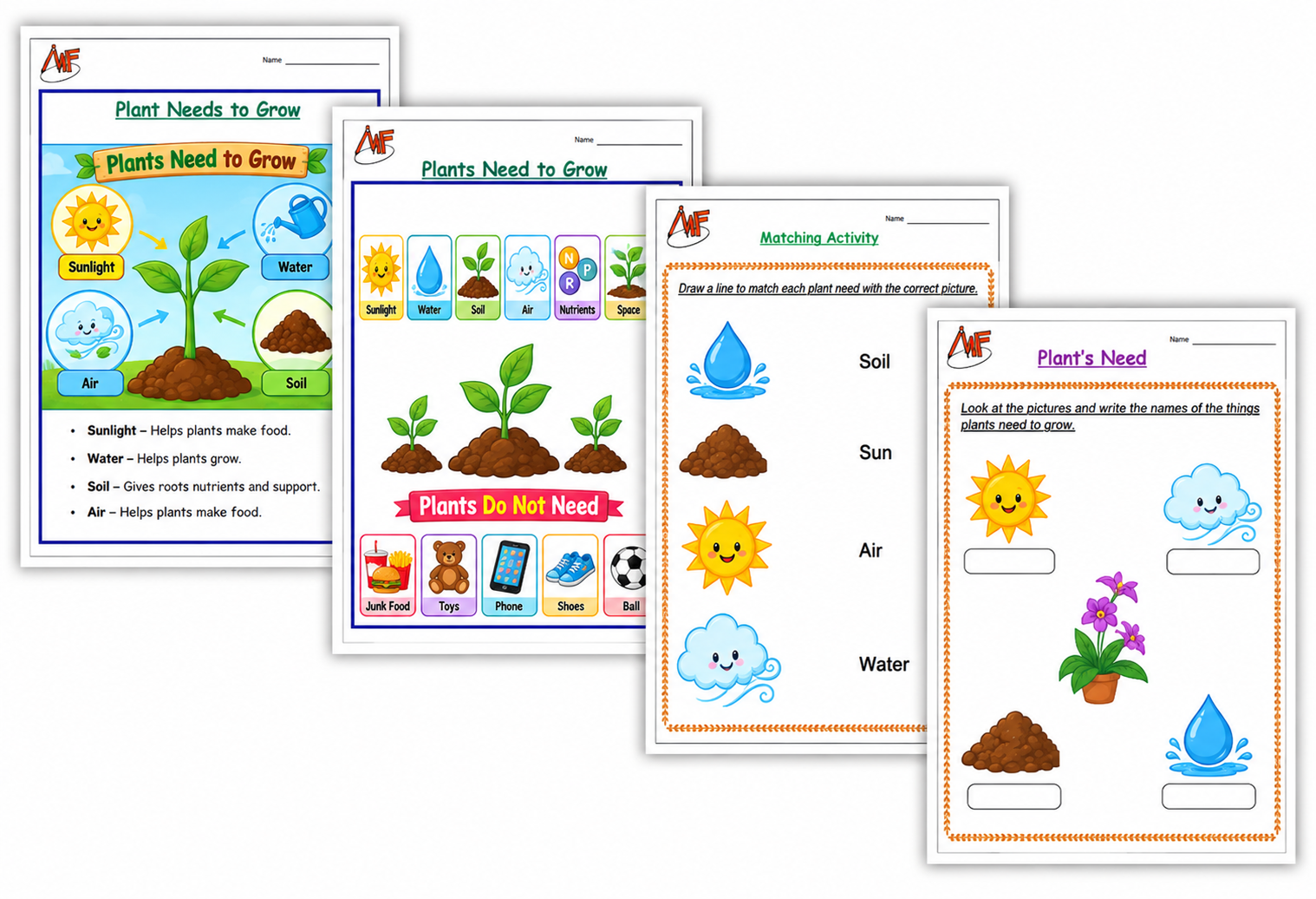 Plants Worksheets for Kids | Free Printable Science Sheets