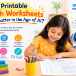 Math worksheets in the age of AI