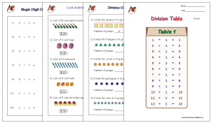 DIvision worksheets