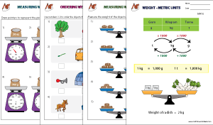 Weight worksheets