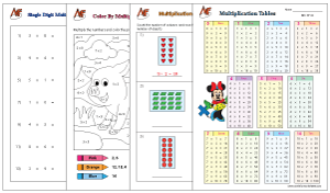 Multiplication worksheets